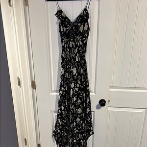 Polo by Ralph Lauren Black and White High Low Sundress